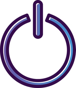Power Off Vector Icon Design