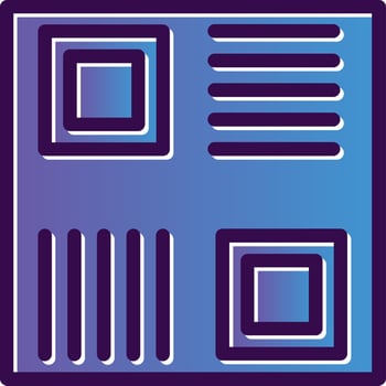 Qrcode Vector Icon Design