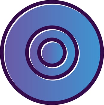 Record Vinyl Vector Icon Design