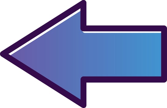 Left Vector Icon Design