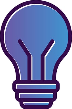 Lightbulb Vector Icon Design