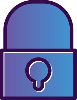 Lock Open Vector Icon Design