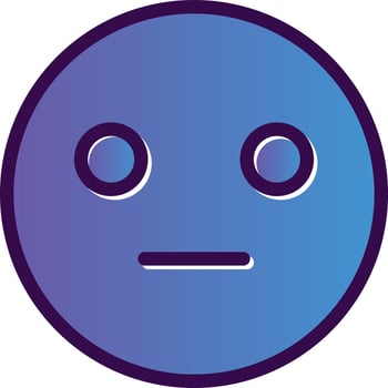 Meh Vector Icon Design