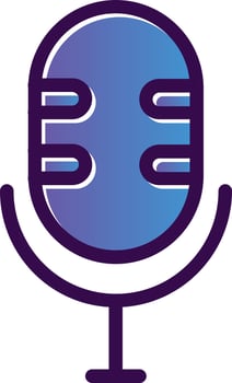 Microphone Alt Vector Icon Design