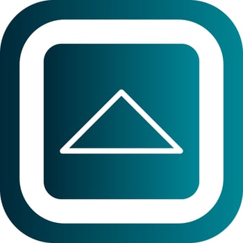 Caret Square Up Vector Icon Design