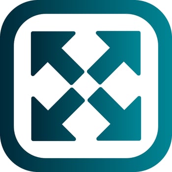 Expand Arrows Alt Vector Icon Design
