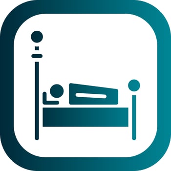 Bed Vector Icon Design