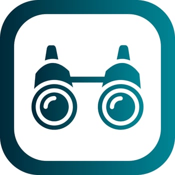 Binoculars Vector Icon Design
