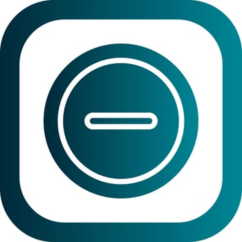 Minus Vector Icon Design