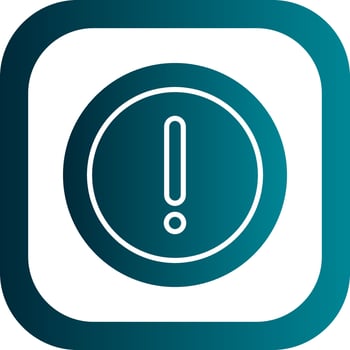 Alert Vector Icon Design