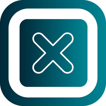 Delete Vector Icon Design