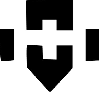 black logo icon vector