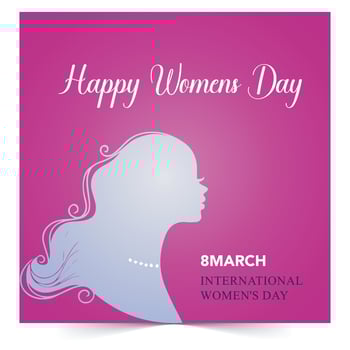 International women's day concept poster. Woman sign illustration background. 2023 women's day campaign theme-Accelerating Equality and Empowerment vector