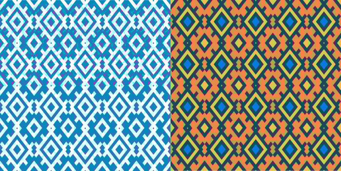 Pattern design with geometric shapes. vector