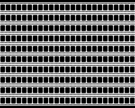 Seamless Filmstrip Motifs Pattern for Ornate, Decoration, Interior, Exterior, Background, Wallpaper, Cover or Graphic Design Element. Vector Illustration