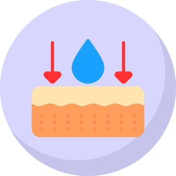 Moisturizing Vector Icon Design
