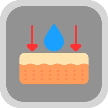 Moisturizing Vector Icon Design