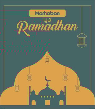 Ramadhan poster design vector
