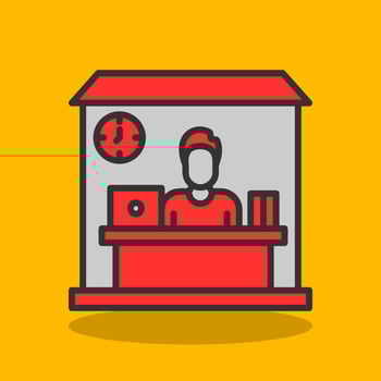 Home Office Vector Icon Design