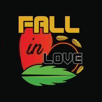 Fall T-Shirt Design vector