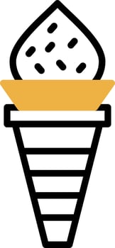 Ice Cream Vector Icon Design