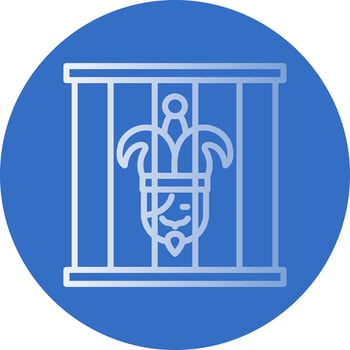 Jail Vector Icon Design