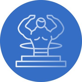 Hooping Vector Icon Design