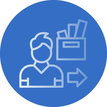 Fired Vector Icon Design