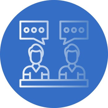 Meeting Vector Icon Design