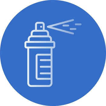 Pepper Spray Vector Icon Design