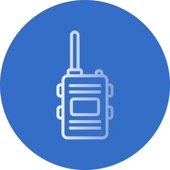 Walkie Talkie Vector Icon Design