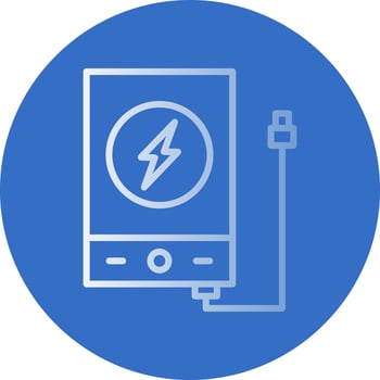 Power Bank Vector Icon Design