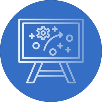 Strategy Vector Icon Design