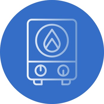 Water Heater Vector Icon Design