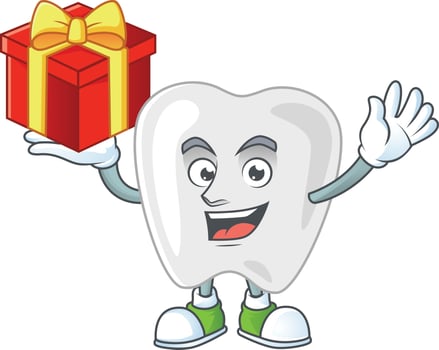 Teeth Cartoon character vector