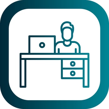 Workplace Vector Icon Design
