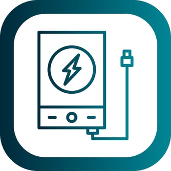 Power Bank Vector Icon Design