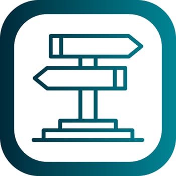 Direction Vector Icon Design