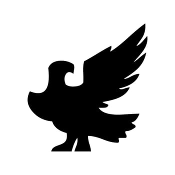 eagle logo vector. eagle silhouette various design models, eagle head icon silhouette is very suitable for use in t-shirts, tattoos, and other design elements. vector
