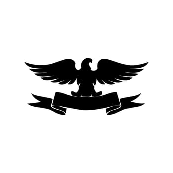eagle logo vector. eagle silhouette various design models, eagle head icon silhouette is very suitable for use in t-shirts, tattoos, and other design elements. vector