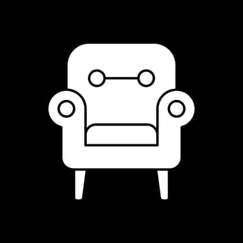 Armchair Vector Icon Design