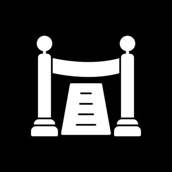 Red Carpet Vector Icon Design