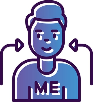 Myself Vector Icon Design