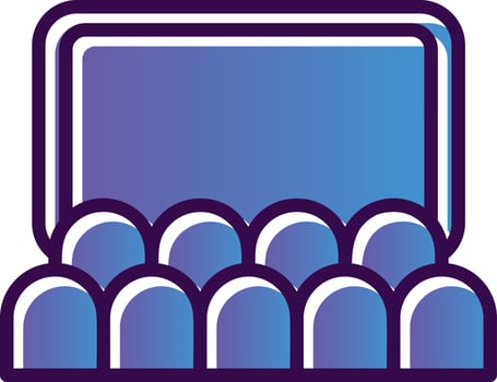 Auditorium Vector Icon Design