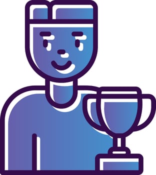 Winner Vector Icon Design