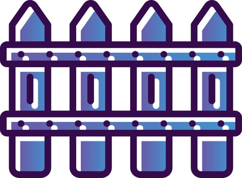 Fence Vector Icon Design