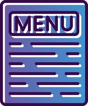 Menu Vector Icon Design