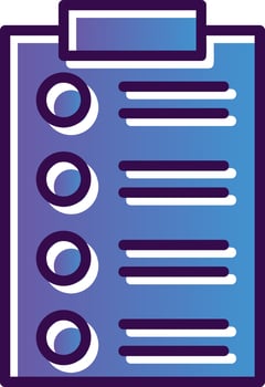 List Vector Icon Design