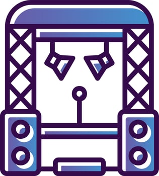 Stage Vector Icon Design