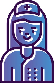 Nurse Vector Icon Design